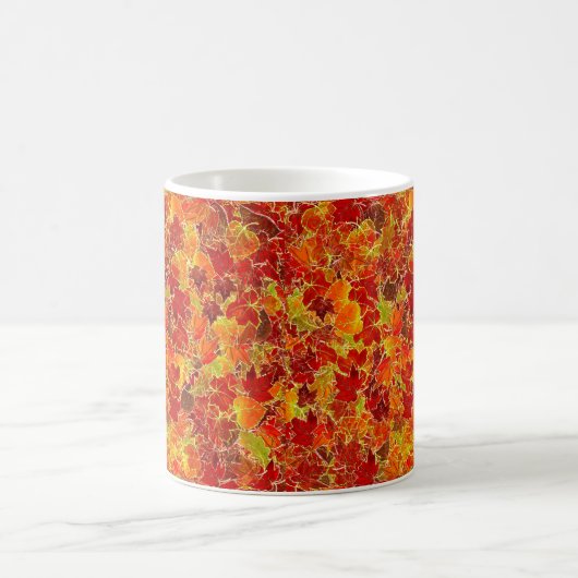 Mug Glittery Fall Maple Feuilles (Centre)