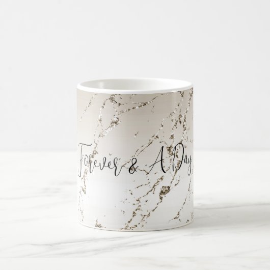 Mug Glitz en marbre or et blanc (Centre)