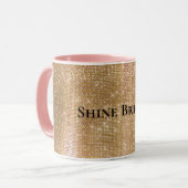 Mug Glitzy Champagne Gold Sparkam (Devant gauche)