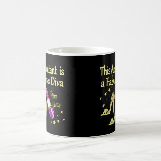 MUG GLITZY GOLD COMPTANT DESIGN (Centre)