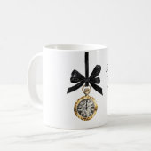 Mug Glitzy Gold Silver New Year Midnight Hour (Devant gauche)