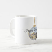 Mug Glitzy Silver New Year Ball (Devant gauche)