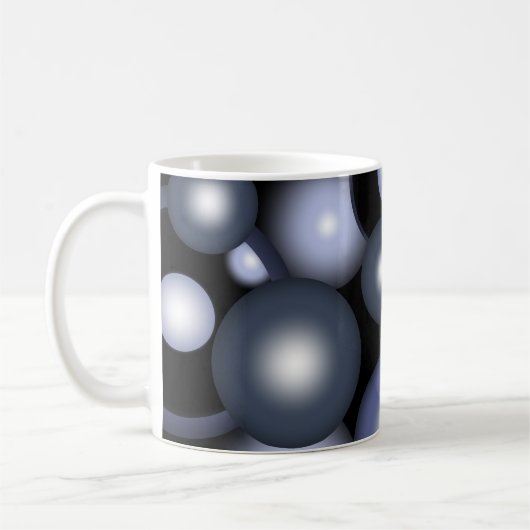 Mug Global Concentric Circle Orbital Art Abstrait (Gauche)