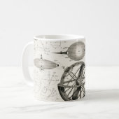 Mug Globe astronomique vintage (Devant gauche)