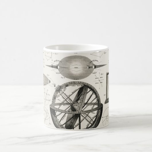 Mug Globe astronomique vintage (Centre)