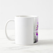 Mug Globe au motif subtil et simple de fleurs de pensé (Gauche)