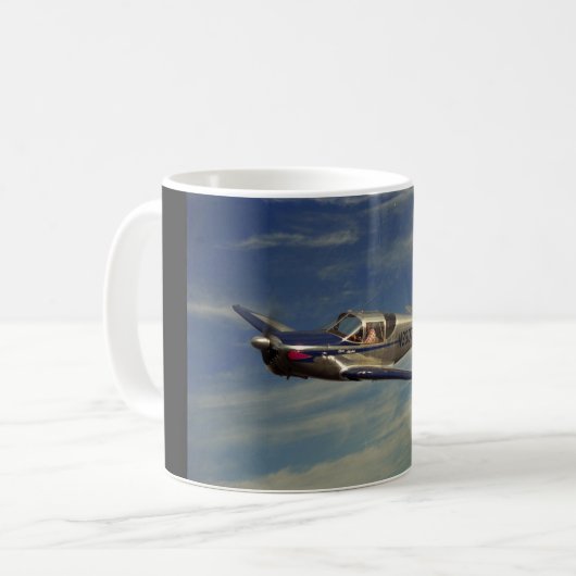 Mug Globe, aviation 1946_Classic rapide (Devant gauche)