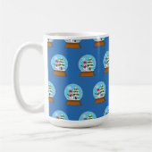 Mug Globe de neige avec Snowman et Pine Tree (Gauche)