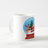 Mug Globe de neige - Musique en céramique de Noël (Devant gauche)