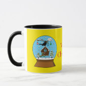 Mug Globe des neiges avec chant Blackbird (Gauche)