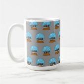 Mug Globe des neiges avec trois Chouettes Gnomes (Gauche)