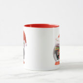 Mug Globe des neiges des fêtes des chats (Centre)