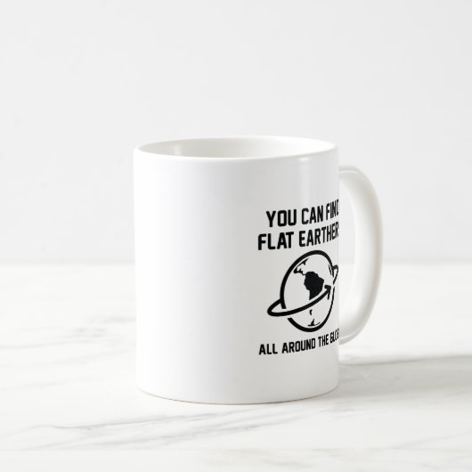 Mug Globe des oreilles plates (Devant droit)