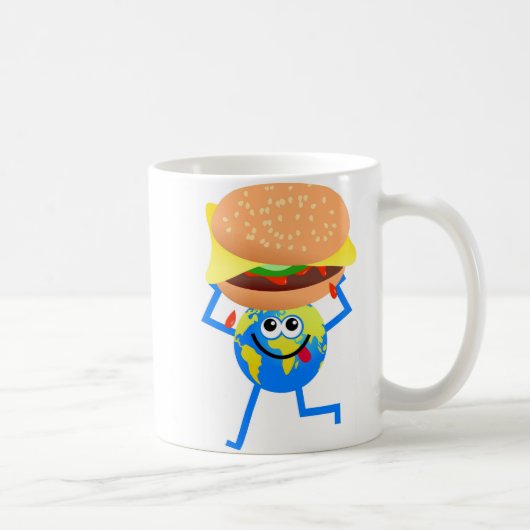 Mug Globe d'hamburger (Droite)