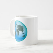 Mug Globe du monde (Devant gauche)