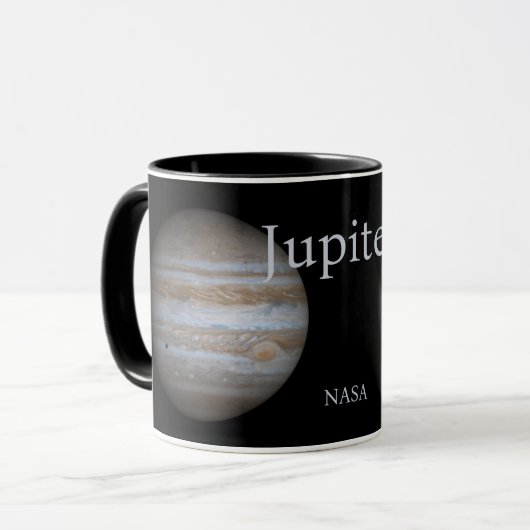 Mug Globe haute résolution de Jupiter (Devant gauche)
