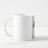 Mug Globe Terrestre Avec Drapeaux D'arbre (Gauche)