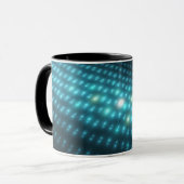 Mug Globes bleus 3D (Devant gauche)