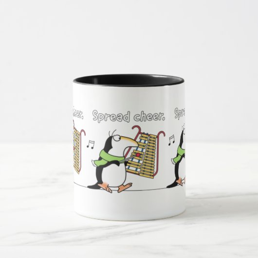 Mug GLOCKENSPIEL PENGUIN "Spread Cheer" Sandra Boynton (Centre)