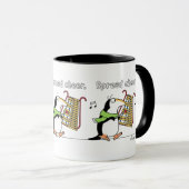 Mug GLOCKENSPIEL PENGUIN "Spread Cheer" Sandra Boynton (Devant droit)