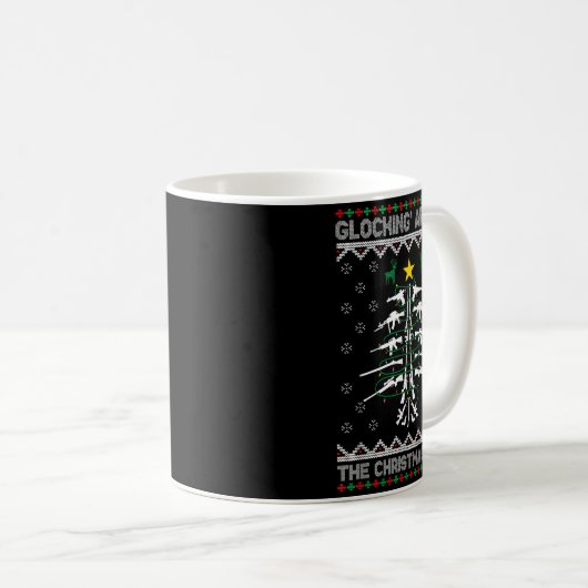 Mug Glocking Around The Christmas Tree Ugly Christmas  (Devant droit)
