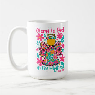 Mug Gloire à Dieu au plus haut Noël Chrétien