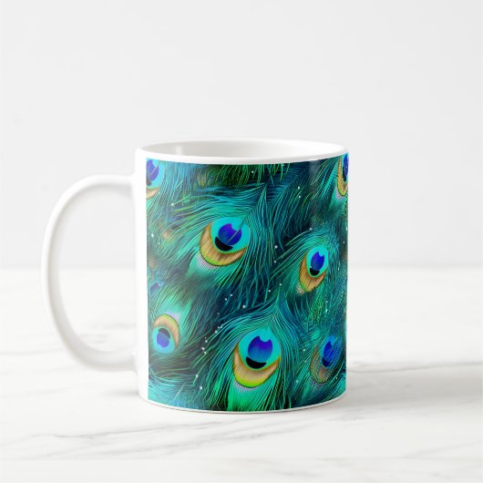 Mug Gloire de paon (Gauche)