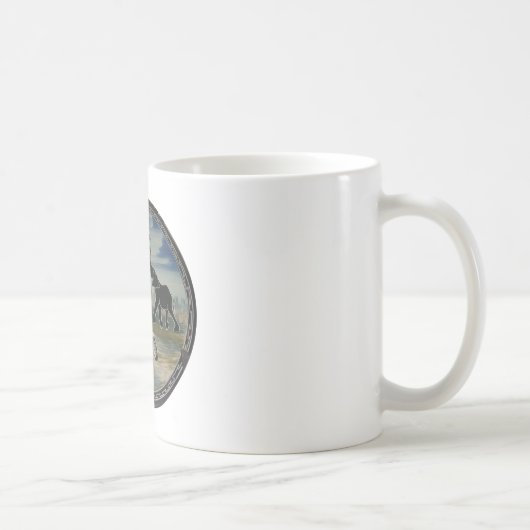 Mug Gloire de trompette de Mara Éléphant africain Zèbr (Droite)