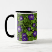 Mug Gloire du matin en violet et vert (Gauche)