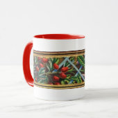 MUG GLOIRE DU MATIN ET BERRIES ROUGES (Devant gauche)