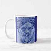 Mug Gloria Swanson en bleu (Gauche)