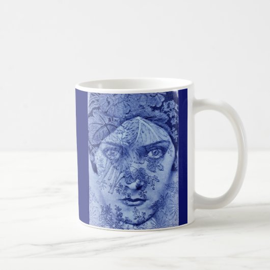Mug Gloria Swanson en bleu (Droite)