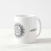Mug Gloriam de dei de majorem d'annonce (Devant droit)
