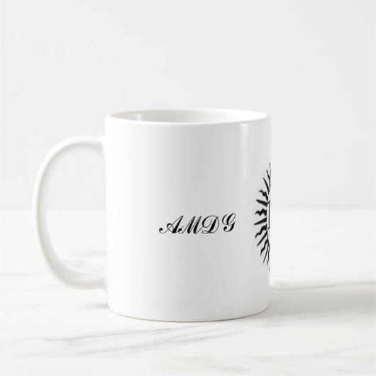 Mug Gloriam de dei de majorem d'annonce (Gauche)
