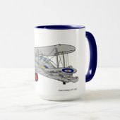 Mug Gloster Gladiator Biplane (Devant droit)