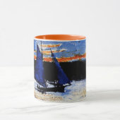 Mug Gloucester Coucher de soleil peinture par Winslow (Centre)