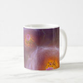 Mug Glowing Cellular Network Abstract Art (Devant droit)