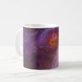 Mug Glowing Cellular Network Abstract Art (Devant gauche)