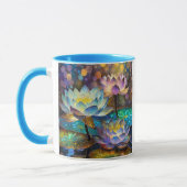 Mug Glowing Lotus Flowers Trio (Gauche)