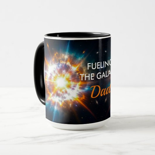 Mug Glowing Supernova Energy Cosmic Space Science (Devant gauche)