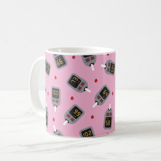 Mug Glukomètre (Devant gauche)