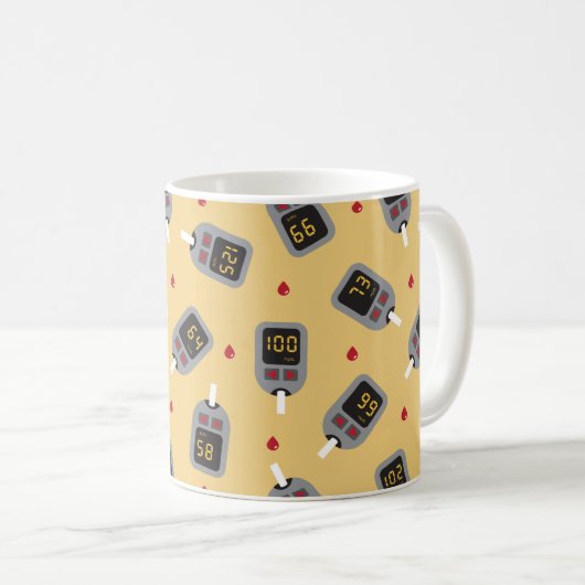 Mug Glukomètre (Devant droit)