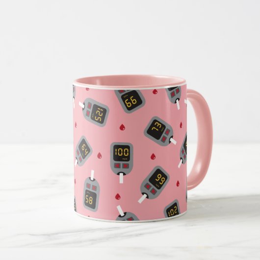 Mug Glukomètre (Devant droit)
