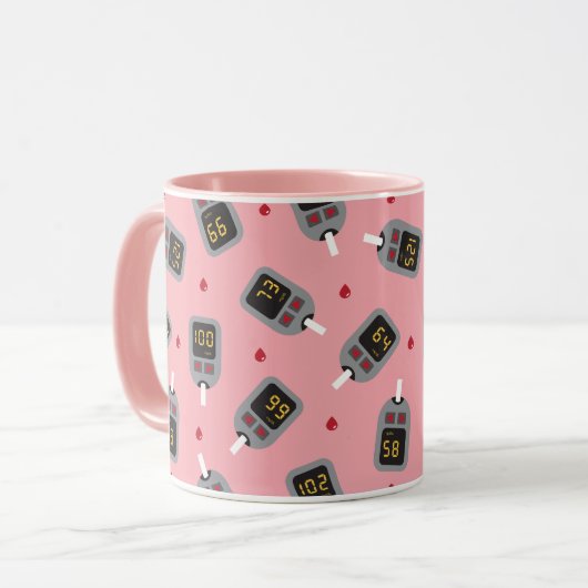 Mug Glukomètre (Devant gauche)