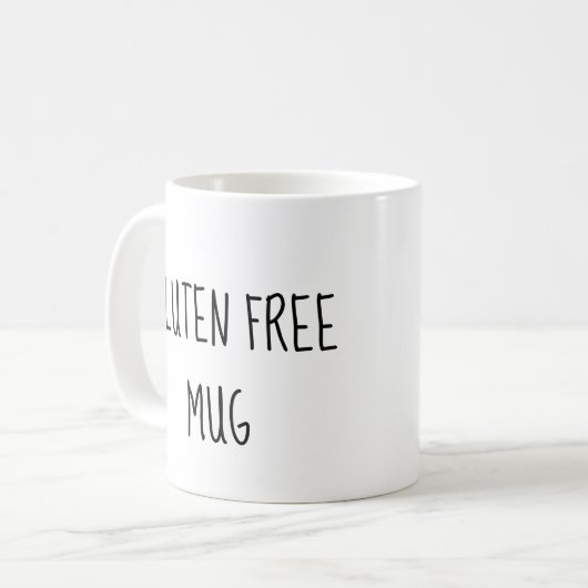 Mug Gluten Libre Musique (Devant gauche)