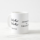 Mug - glyphe Aquarius (Devant gauche)