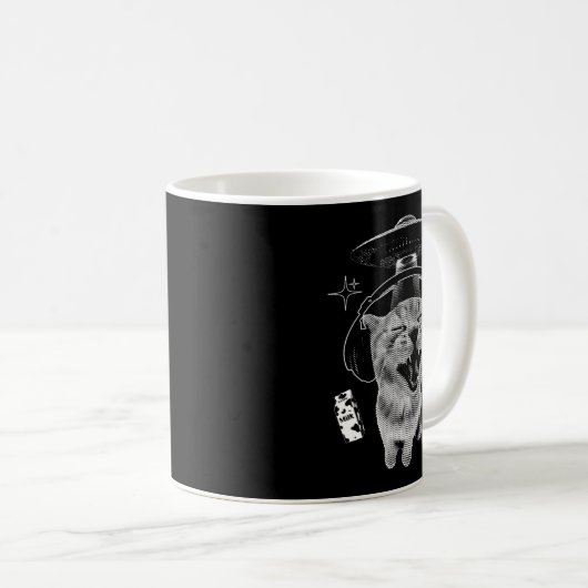 Mug Gnarp Cat Silly Alien Cat Meme Brainrot Funny Meme (Devant droit)