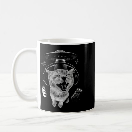 Mug Gnarp Cat Silly Alien Cat Meme Brainrot Funny Meme (Gauche)