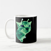 Mug Gnarp Chat Silly Alien Chat Mème Brainrot Mème Drô (Gauche)