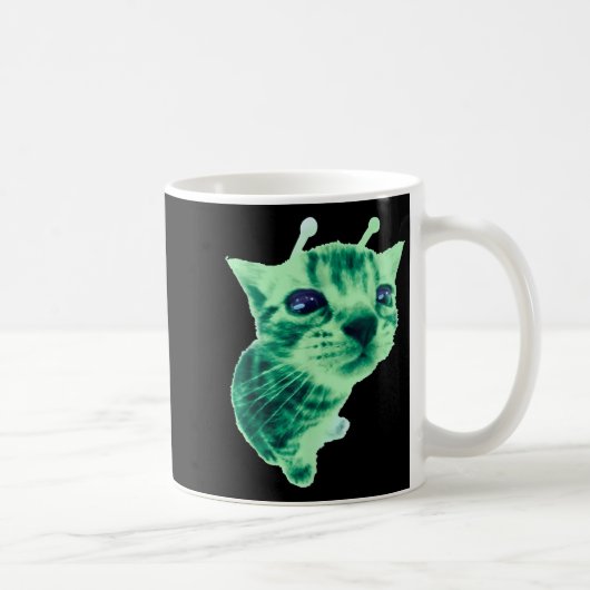 Mug Gnarp Chat Silly Alien Chat Mème Brainrot Mème Drô (Droite)